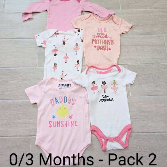 Baby Boy and Girl Onesis Super soft comfy Size:0-3Months - Picture 2 of 4